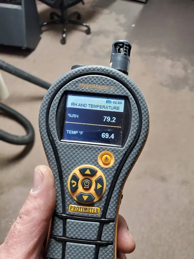 Moisture meter humidity assessment for Fire & Smoke Damage Restoration in Ambler